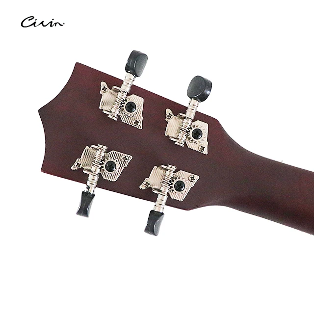 Custom 23' 24' Basswood Wooden Mini Guitar Ukulele Kit For Kid Birthday Gift