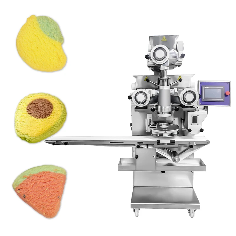 SV-208A double color cookie encrusting machine tricolor cookie forming machine watermelon shape cookie production line