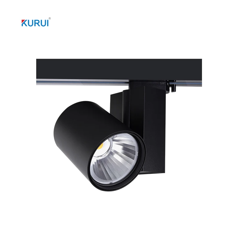 On Sale Lighting Fixtures Cob Led Track Light With Three-Wire Zoom Guide Spotlights Rotary Dimming