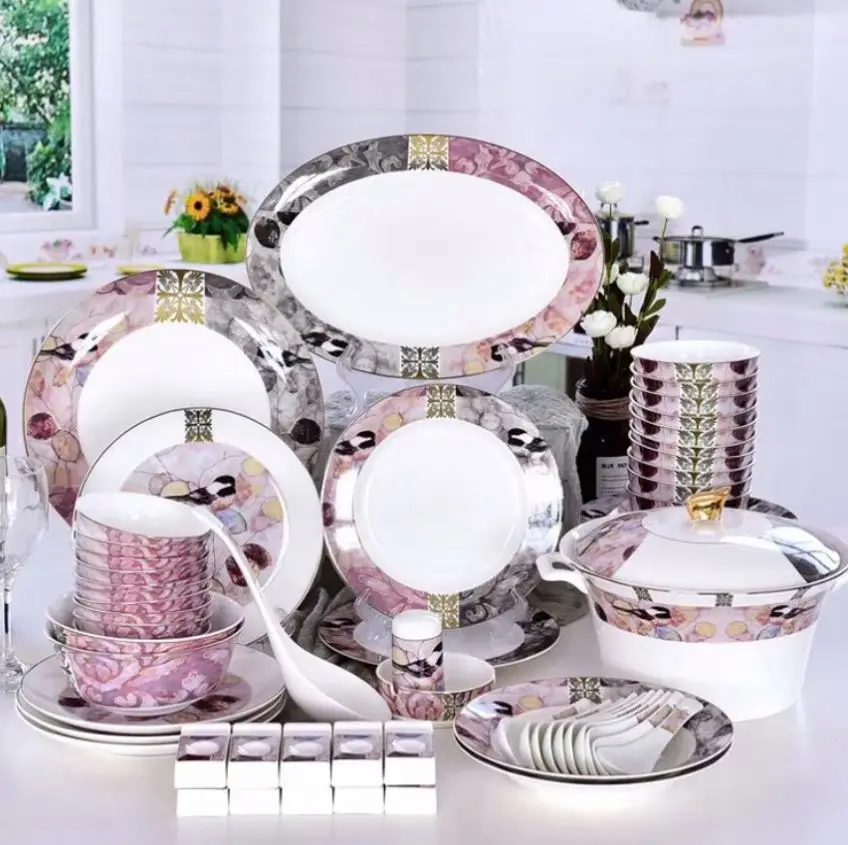 Various Specifications China Wholesale 12Pcs Square Dinner Set