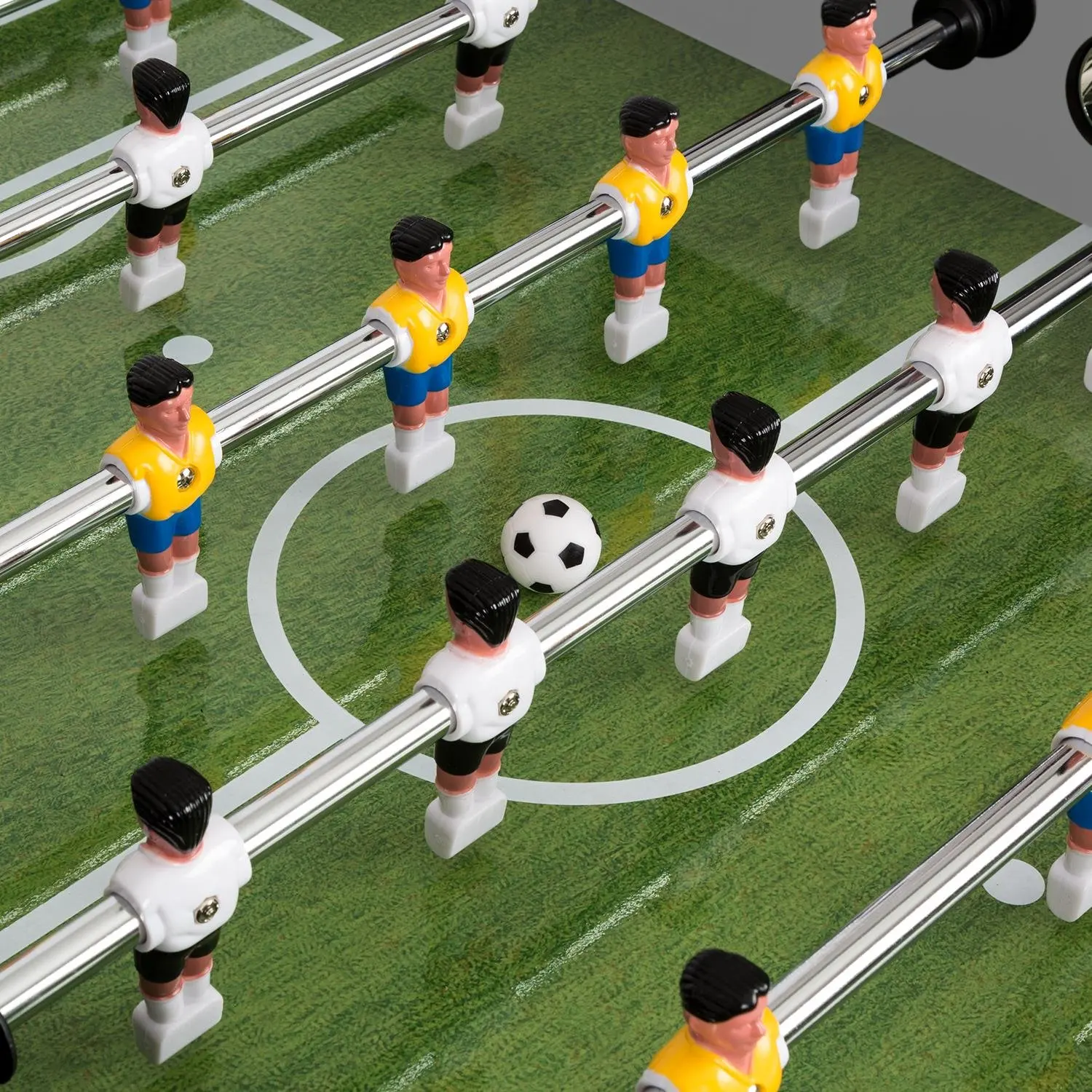 High quality 55inch baby foot table soccer game indoor sport white foosball football kicker table