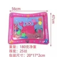 Hot Selling Tummy Time Baby Water Mat Baby Toddler Girl Inflatable Play Mat Floating Tummy Time Toys Eco PVC 2022 CN;GUA