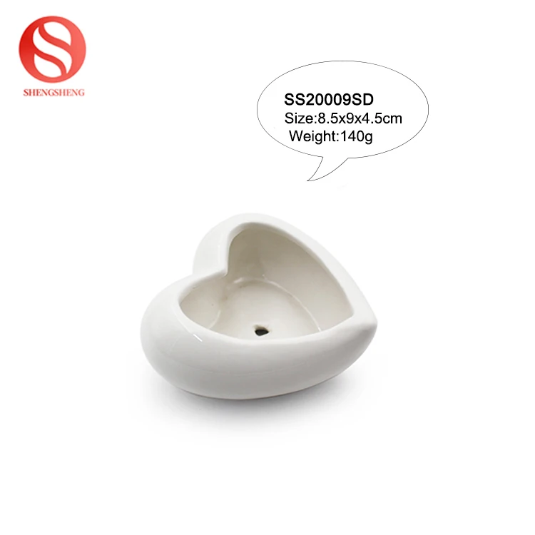 Custom logo high quality white porcelain buddha head flower pot ceramic planter pot for home decoration