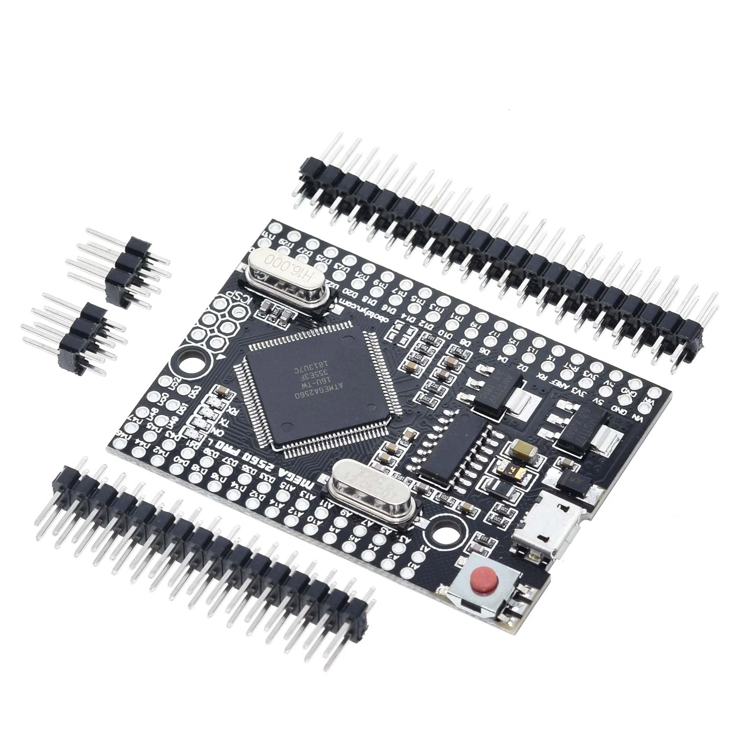 TZT Mega2560 PRO MINI 5V (Embed) CH340G ATmega2560-16AU with male pinheaders Compatible for arduino Mega 2560