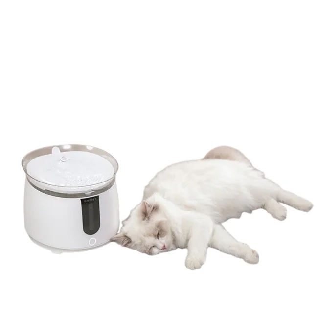 Smart Induction Self-Circulating Silent Pet Fountain Cat Dog Water Drinking Automatic Pet Water Dispenser Cat Drinking Fountain