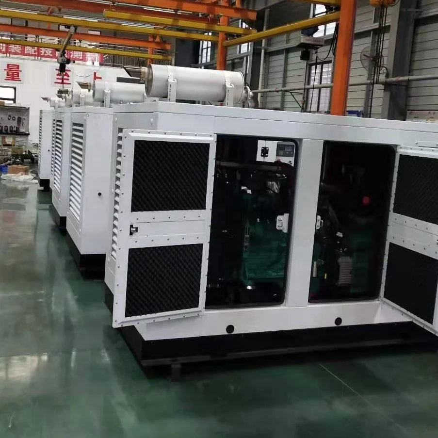  Low noise 150kVA electricity power 120kW silent natural gas generator powered by Cummns 6CTAA8.3-T