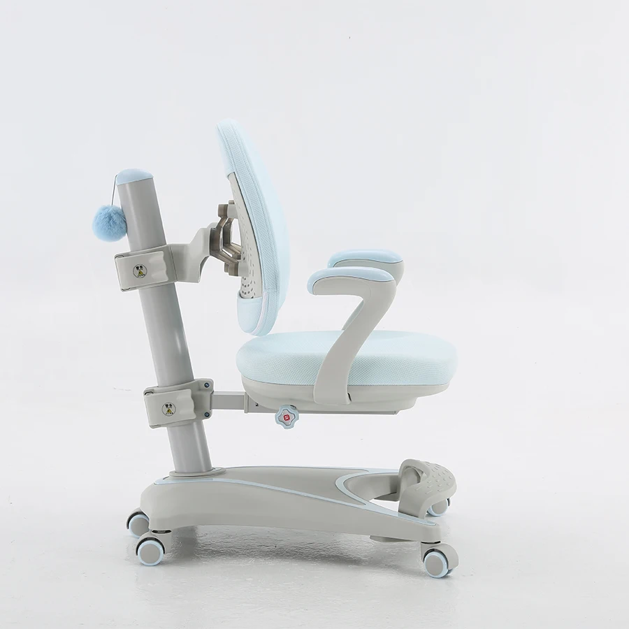 
Sihoo Wholesale Professional Height Adjustable Double Back Multi Function Wooden Baby High Chair for Baby Feeding Pink Green 