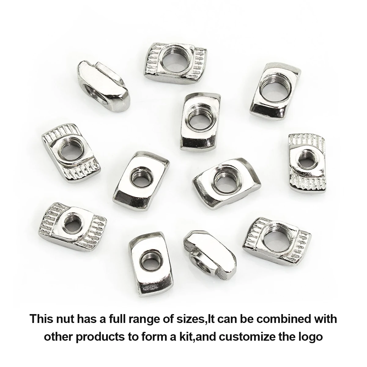 YouQi Hammer Head Fastener Nut Kit 20 30 40 45 Series M3 M4 M5 M6 M8 T Slot Nut for Aluminum Profile