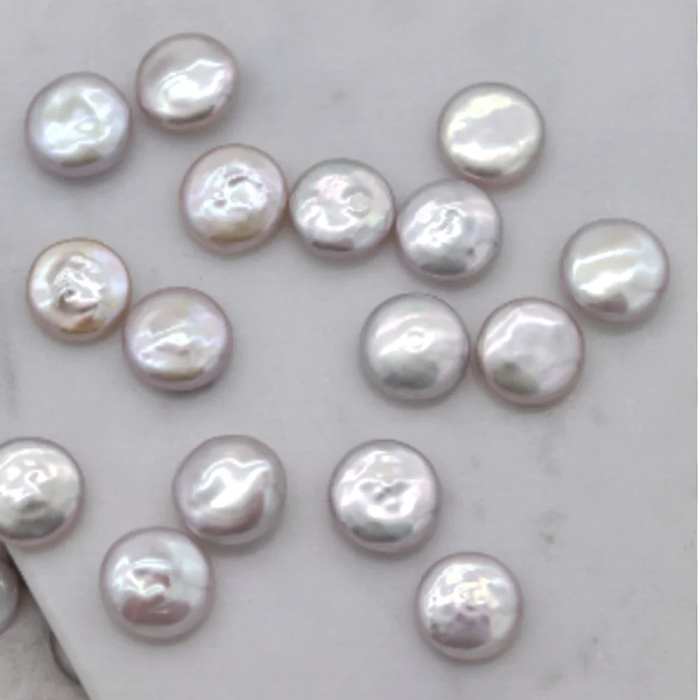 Wholesale Freshwater Pearl 12-14mm Good Quality Coin Shape Genuine Loose Fresh Water for Diy Jewelry Making