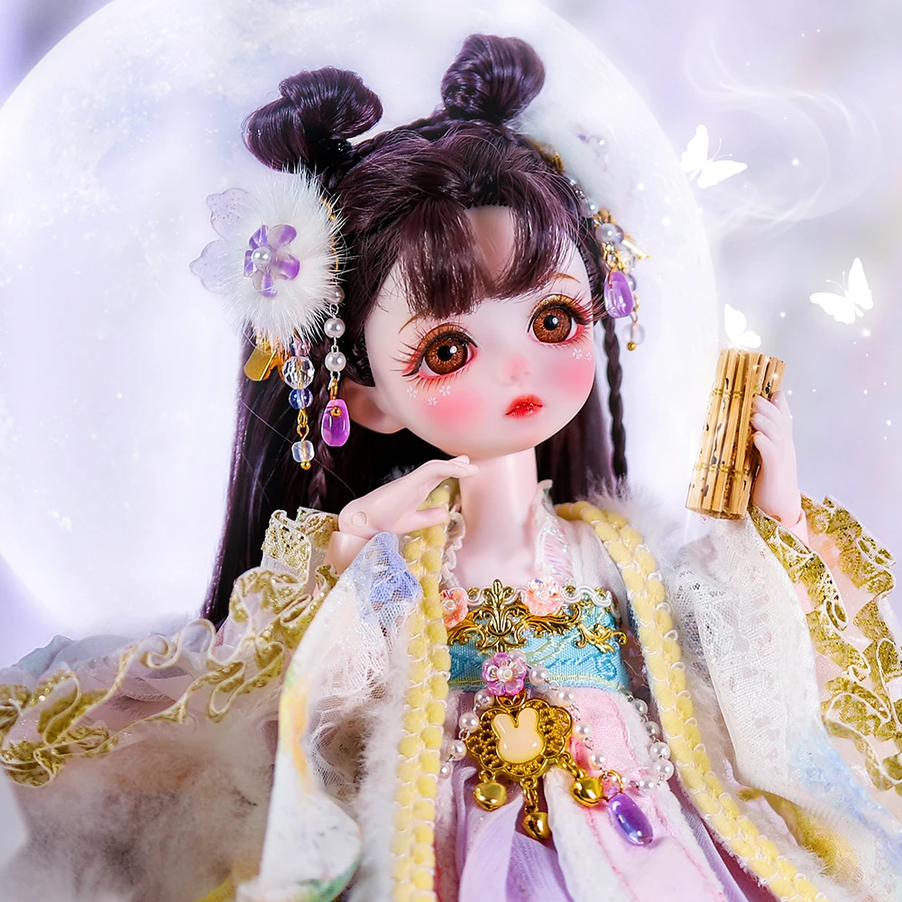 1/6 Scale BJD Doll Customizable Ball Jointed Doll with Full Outfit Collectible Doll for Kids and Collectors