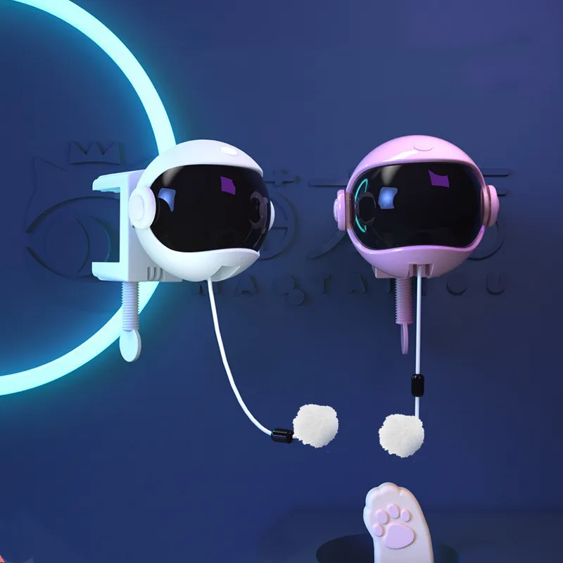 
Interactive Electric Cat Toy Automatic Lifting Cat Fluffy Ball Wire Cat Ball No 7 Battery Power 