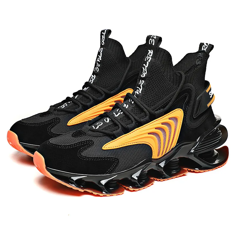 Fashion Loafers Luxury Tennis Blade Warrior Luminous Men Sports Trend Casual Shoes 2022