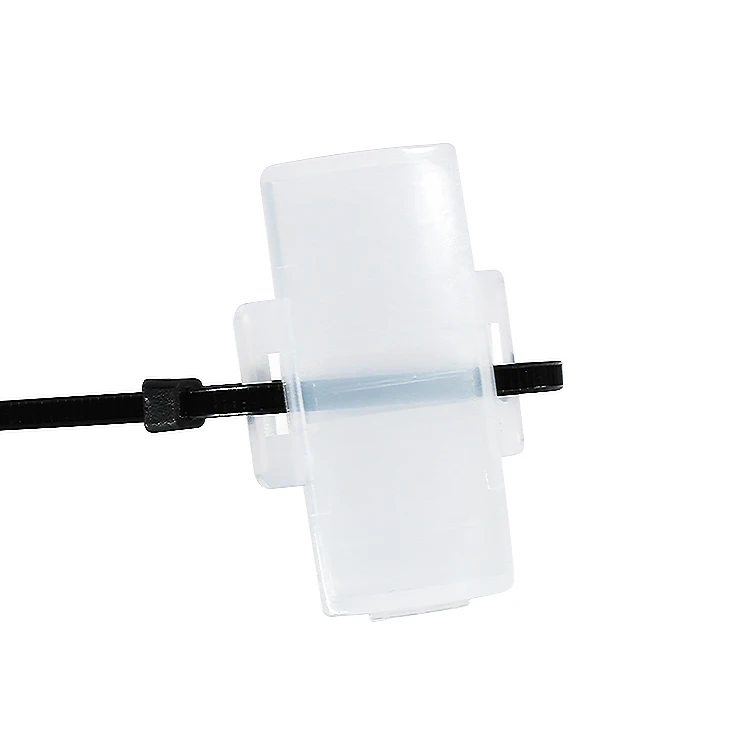 100PCS High quality made in China transparent plastic waterproof material Transparent cable label Labeled box wire tags