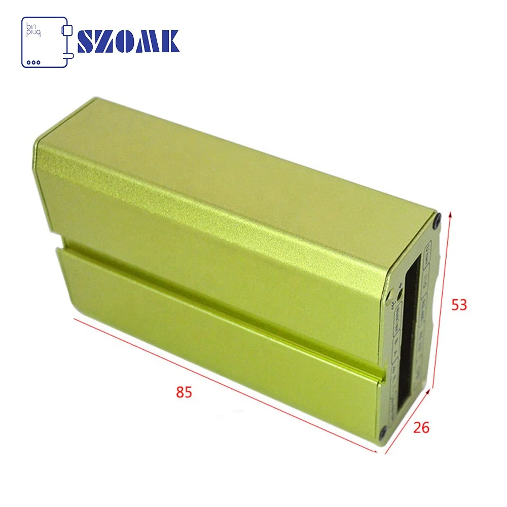 SZOMK aluminum junction box colorful extruded aluminum CCTV camera housing electronic heat sink enclosure