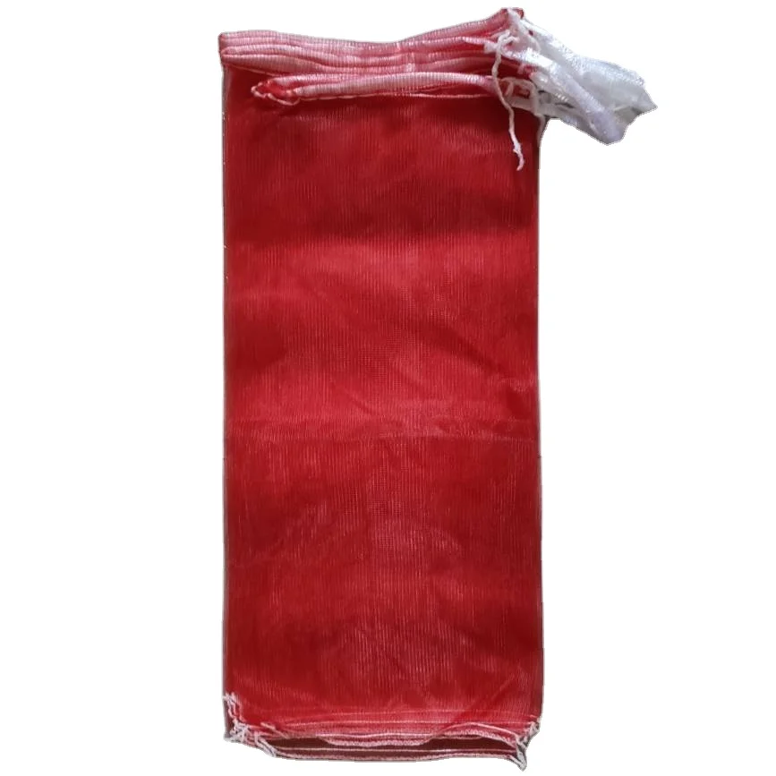PE Mono Filament Vegetable Mesh Net Bag For Garlic Onion Potato Vegetable Fruit