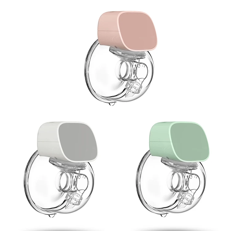 2023 Food Grade Double Wholesale Hands Free Mom Cozy Milk Bottle Feeding Portable Double Electric Wearable Breast Pump