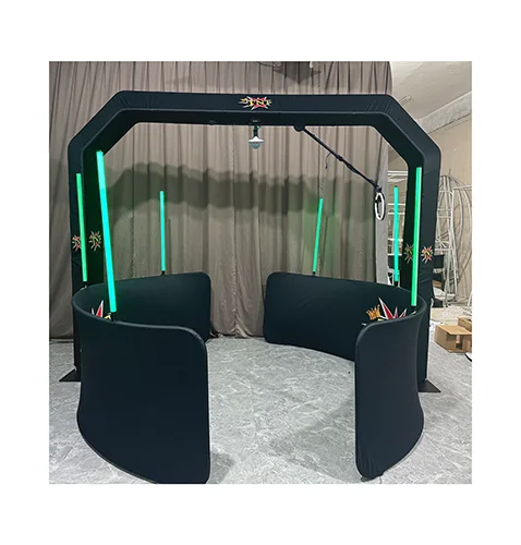 Factory Wholesale Overhead 360 Motor Camera Sky 360 Selfie Photo Booth Degree Automatic Top Base Enclosure Half Circle Best