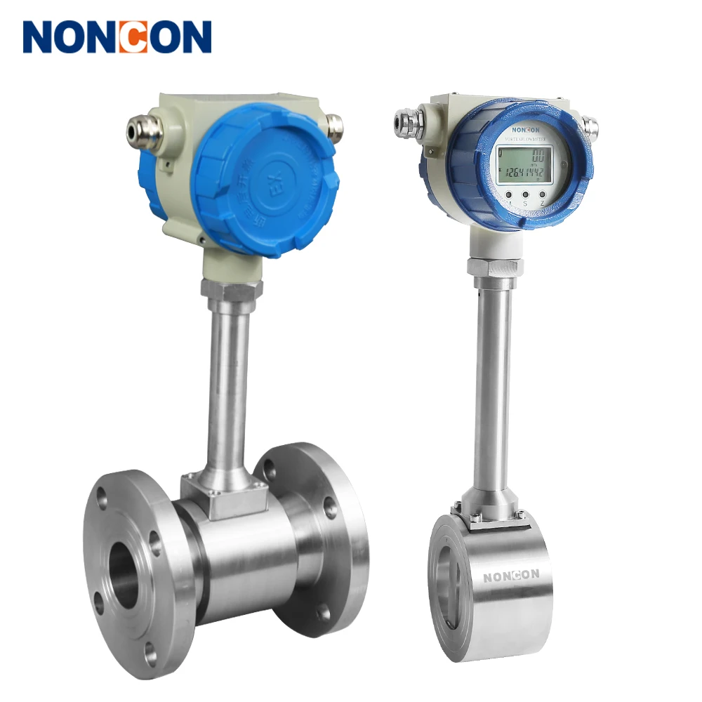 DN100 n2 air gas flow meter lpg compressed air vortex boiler steam flowmeter price