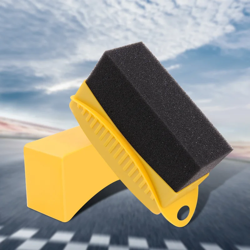 Car Professional Wax Foam Polishing Sponge Car Wash Curved Foam Sponge EVA Cleaning Tool Auto Care U-Shape Tyre Tire Brush