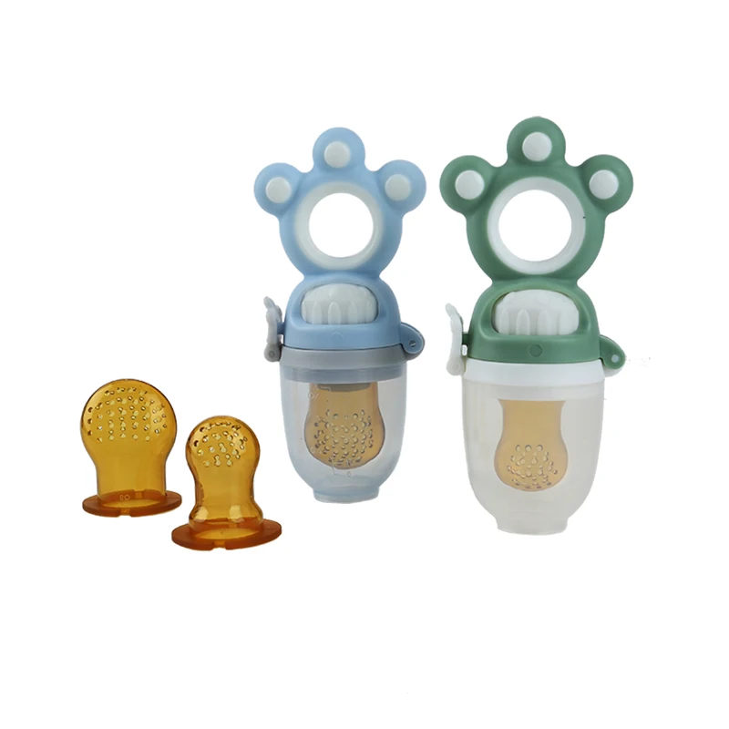 sell silicon material silicone fruit feeder for baby high quality silicone baby foood feeder