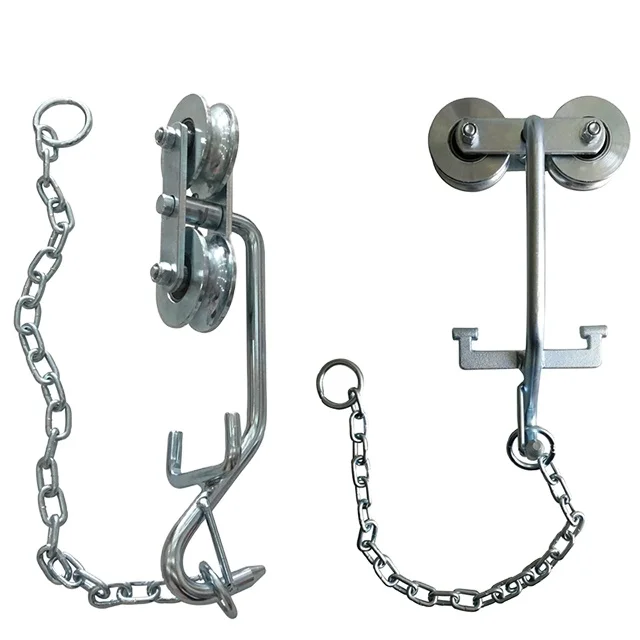 Banana Hanging Roller wheel trolley Banana Pulley with single or double bearings