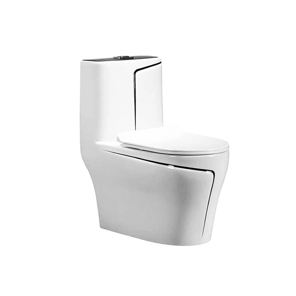 Sanitarios Inodoros Wc Gold Line Design Toilet Bowl Bathroom Floor Mounted Ceramic Elongated Siphon Flushing One Piece Toilets