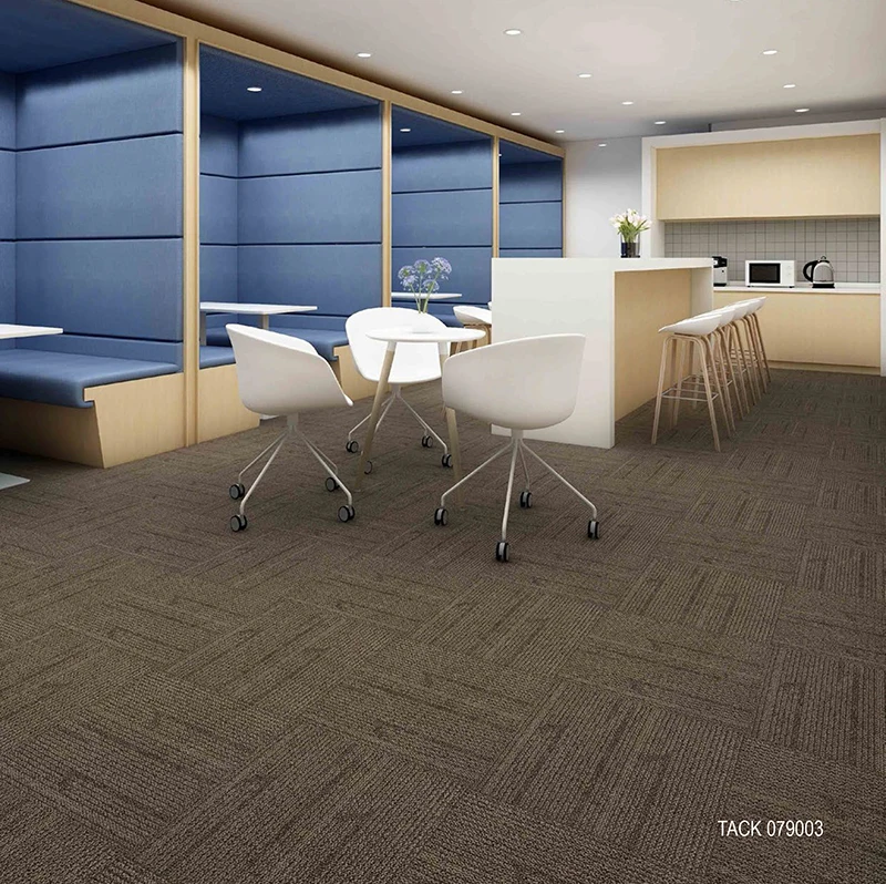 Easycarpeter TACK079 Multi-level Loop Polypropylene Moquette Carpet On Office