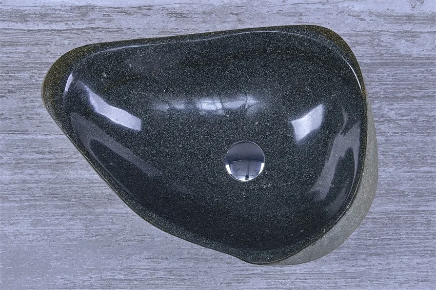 Rock granite bathroom sink