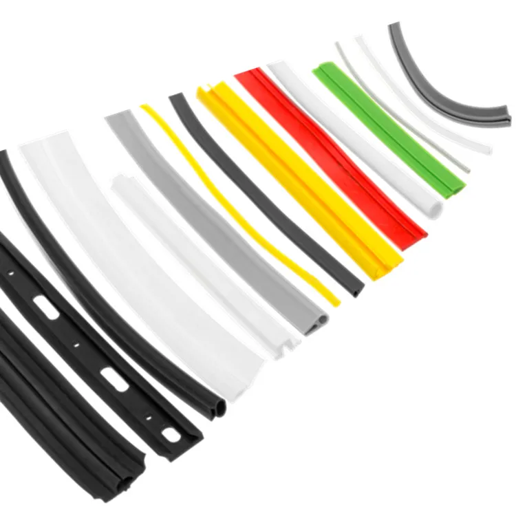 Black UV Resistant Customized Dense Extrusion Rubber EPDM Profile