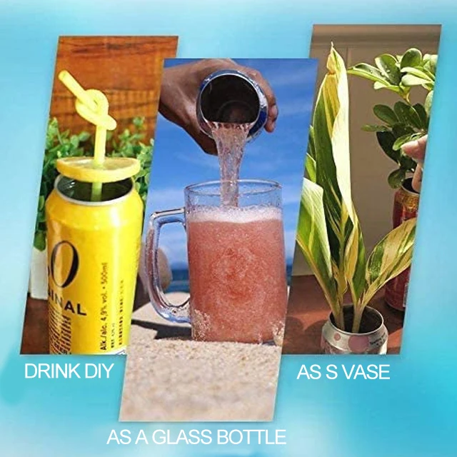 Hot Selling Creative Easy To Use Portable Safety Stainless Steel Smooth Edge Manual Plastic Soda Beer Can Opener