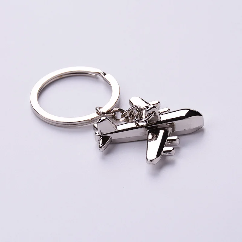 Aircraft keychain creative metal keychain advertising small gifts