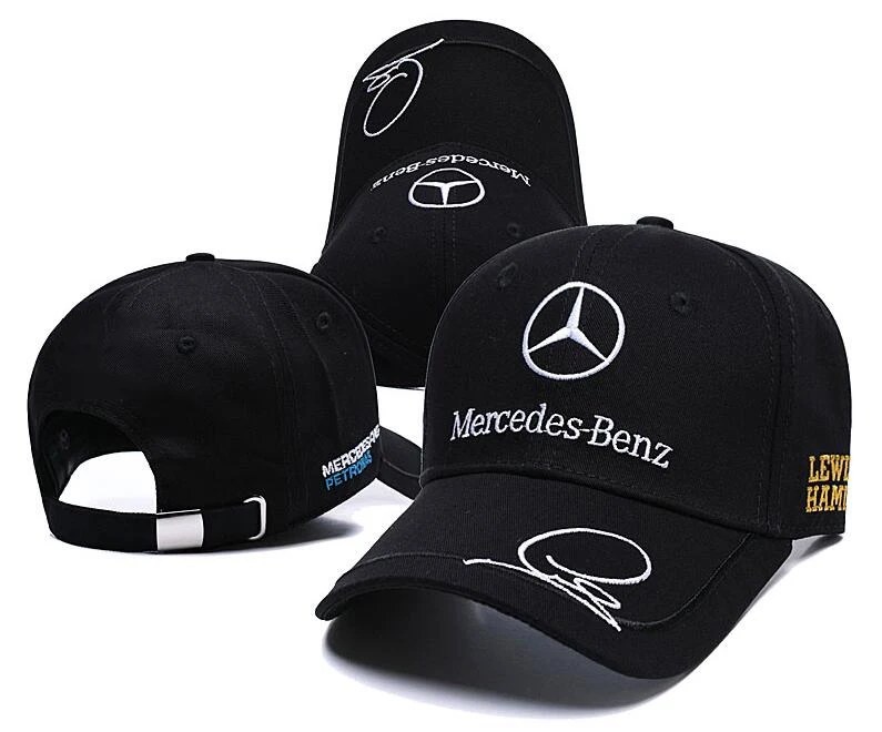 Заводская изготовленная на заказ Автомобильная Кепка Mercedes Benz 2024 новая гоночная шапка Formula One F1 Hat Hardtop уличная спортивная шапочка оптом