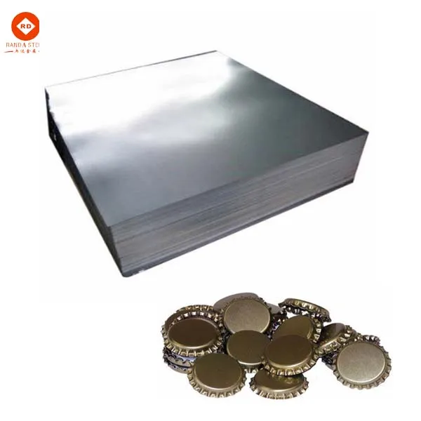 ECCS Tin free steel for crown cork beer bottle cover