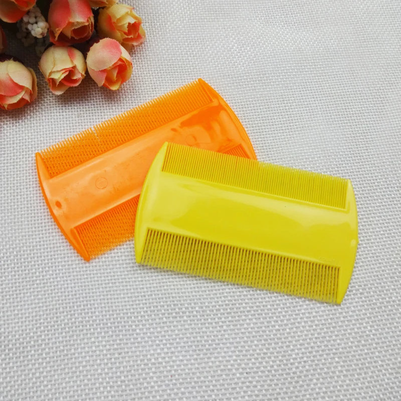 Factory Dual-Sided Plastic Dog Flea Comb Beauty Product for Home Use Dense Tooth and Double-Row Teeth for Kids Lice Cleaning