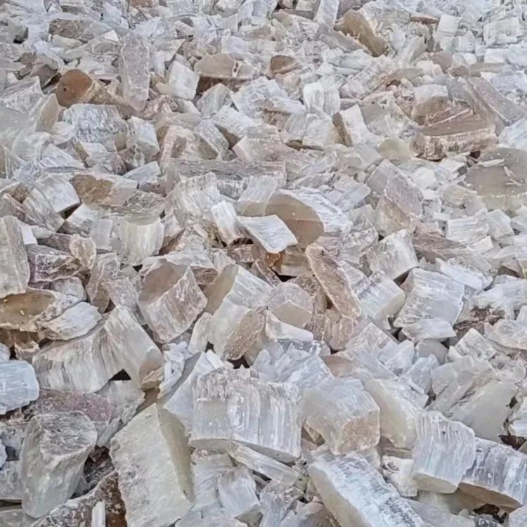 Fiber gypsum block High purity natural Fiber gypsum manufacturer