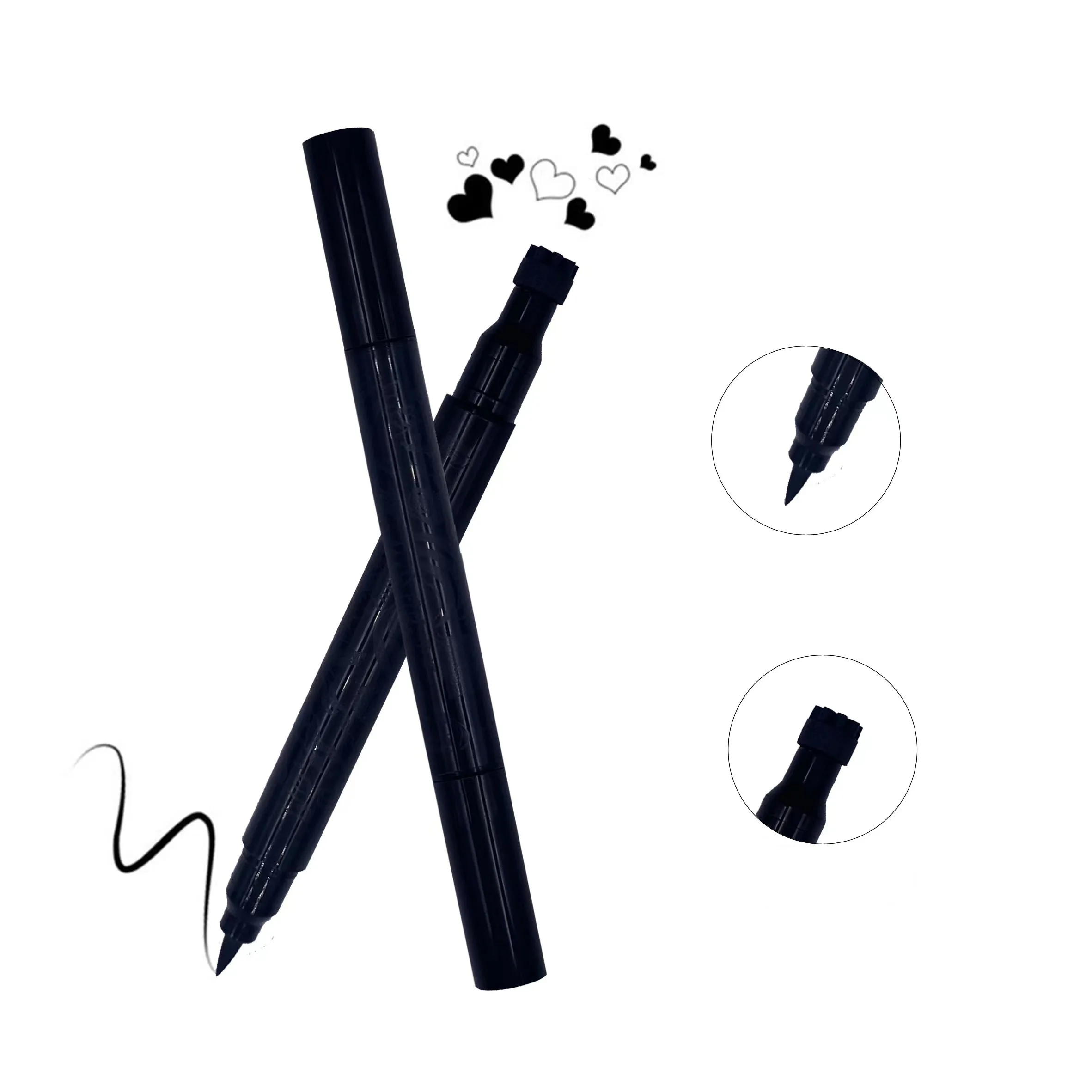 Custom Logo Black eyeliner Long Wear Waterproof Vegan Matte Liquid Eyeliner Pen Eye Liner Pencil