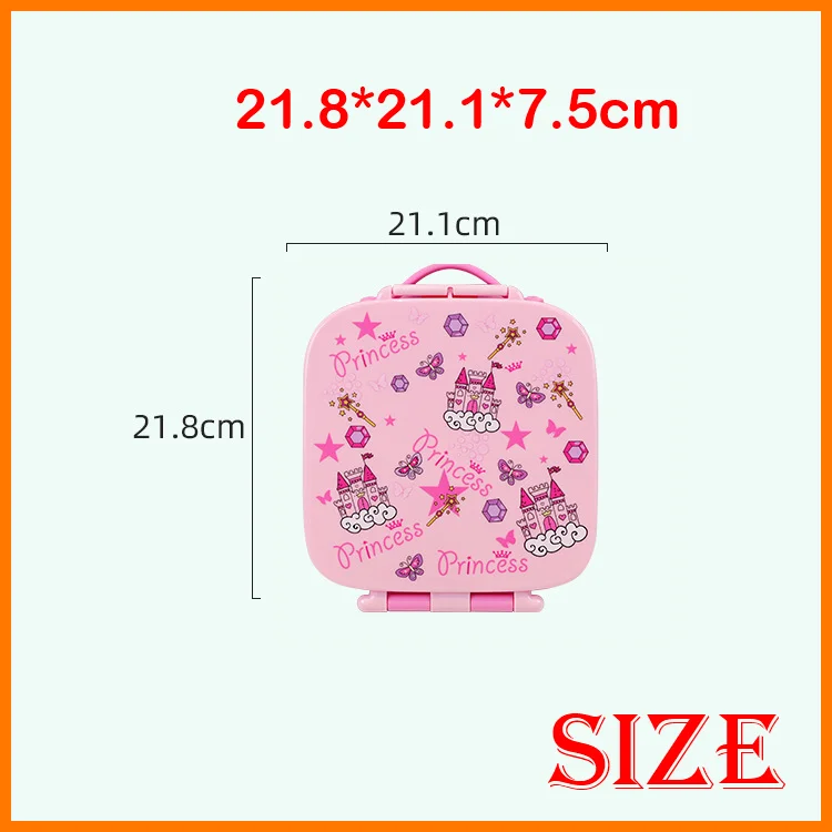 New Arrival Food Grade Material Bento Lunch Box With Cartoon Pictures For Kids