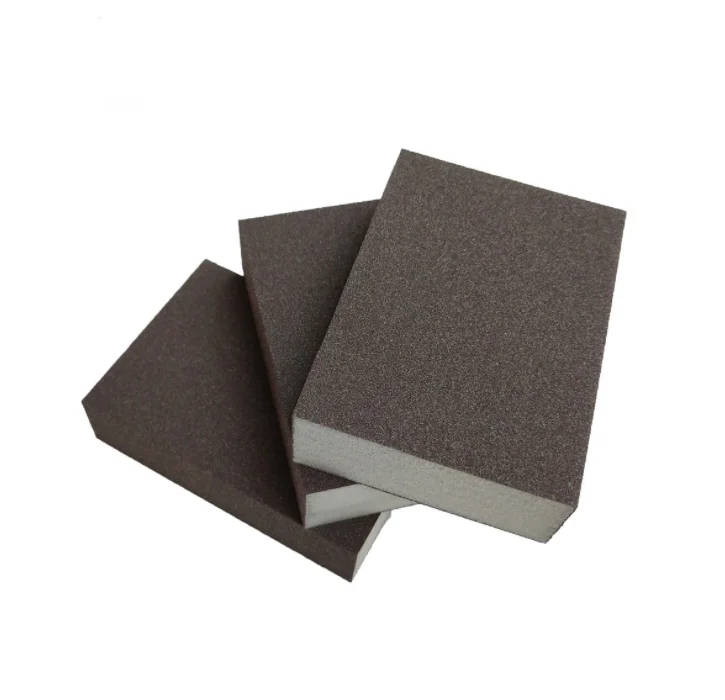 Super High Density 100*70*25mm Sanding Sponge Pad Magic cleaning polishing  abrasive sponge