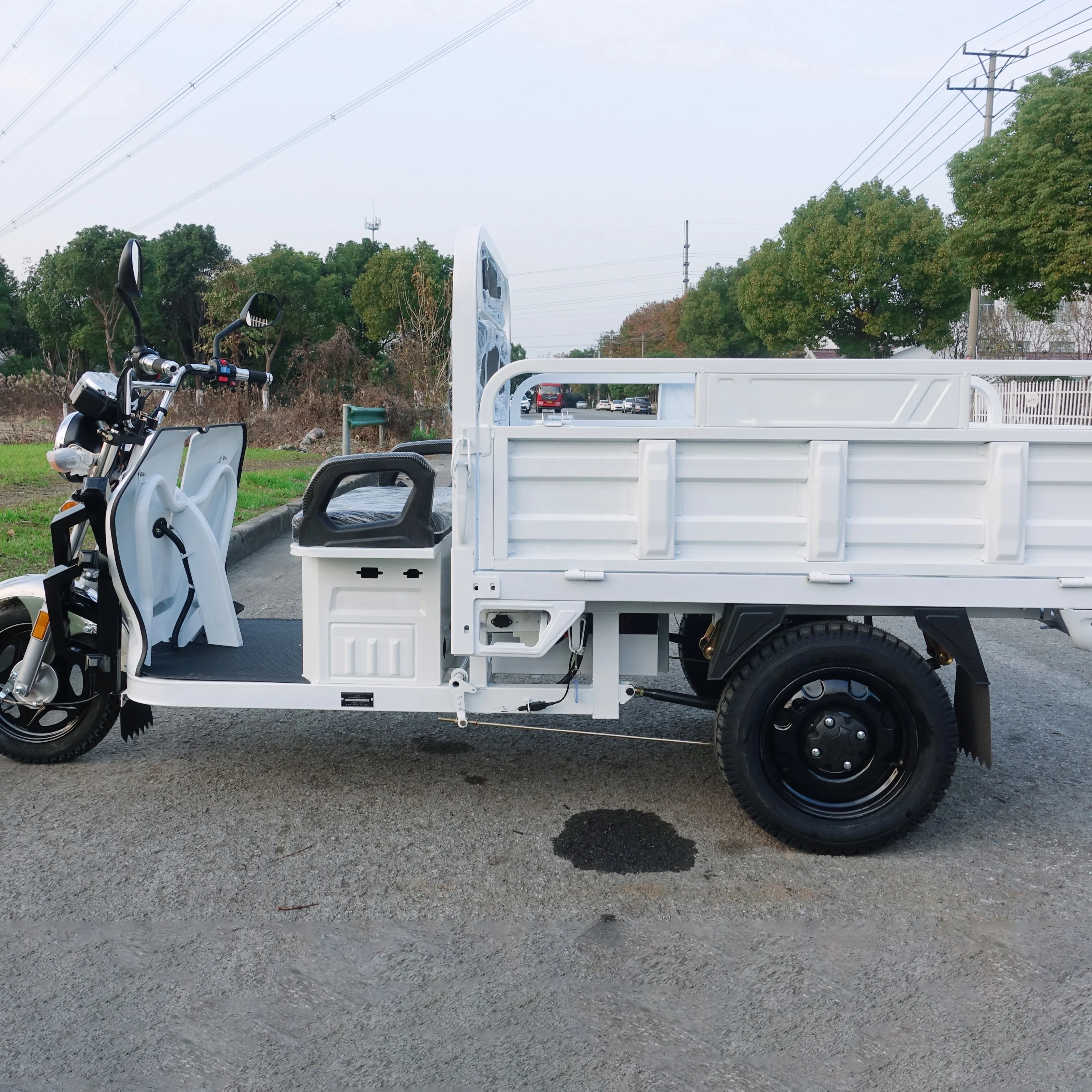 China Made High Quality Cargo Bike Electric Truck Three Wheel Electric Motorcycle with CE