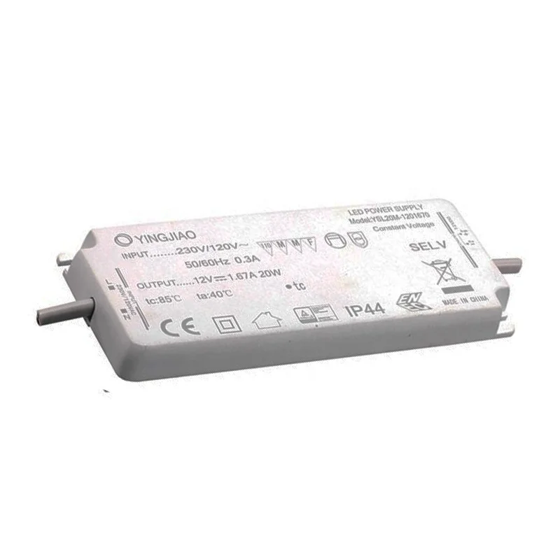 Custom 15W 20W IP44 Ultra Thin Led Driver 500mA 700mA Constant Current Waterproof Dimmable LED Drivers