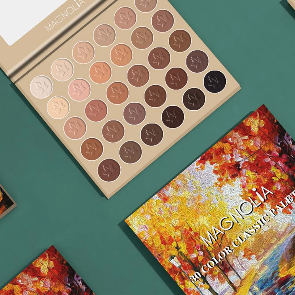 High quality 30 color eyeshadow glitter eye shadow vegan eyeshadow palette makeup