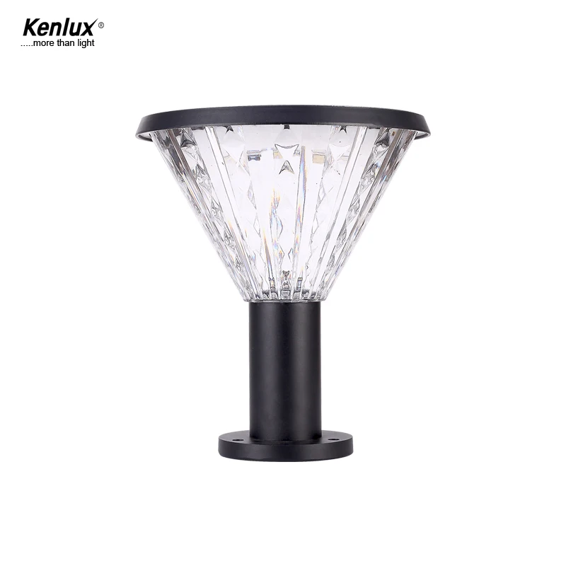  Wholesale Aluminum Outdoor Solar Post Light Waterproof Garden lights Courtyard Pillar