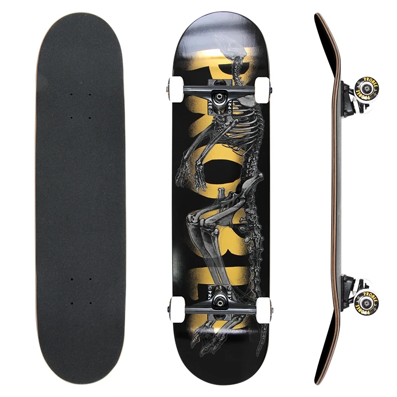Skateboard Complete Northeast Maple 7 ply Wood Printed Skate Boards Factory Customized Professional Canadian Maple Decks