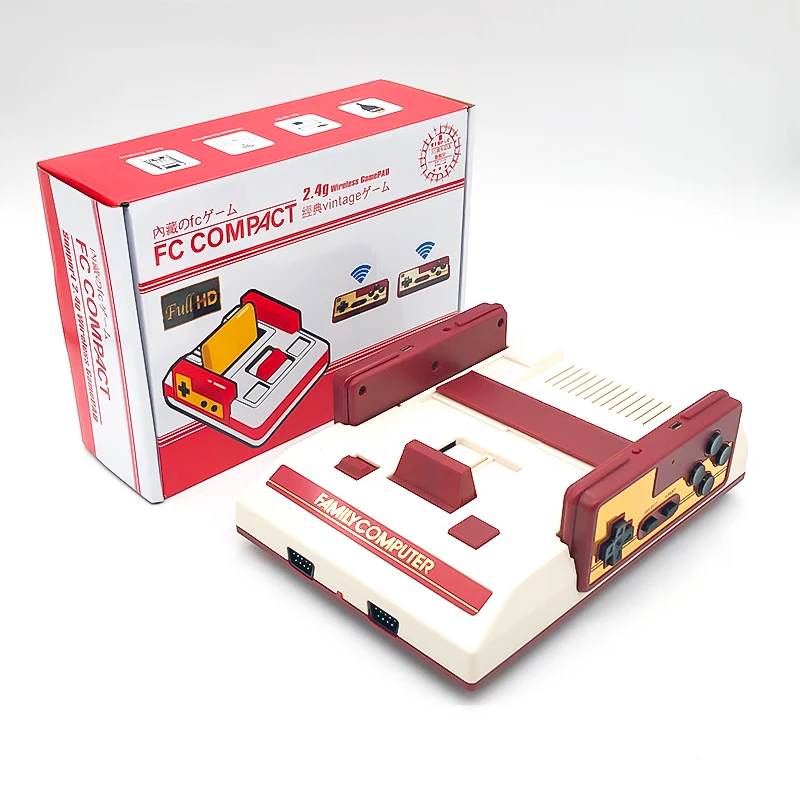 8 bit wholesale game consoles Family Computer with two Controllers retro tv classic  video game consoles