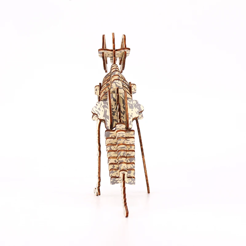 Best selling kids toys camouflage dinosaur animals & dinosaurs wooden 3d puzzle