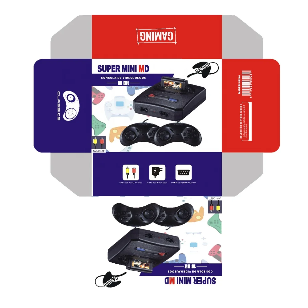 Manufacturer Cheap Sale 16 Bit SG-107 Mini Video Game Console With 167 Built-in Games Game Machine For Sale