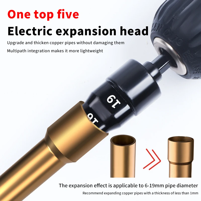 Electric tube expander Air conditioner copper tube expander spreader drill