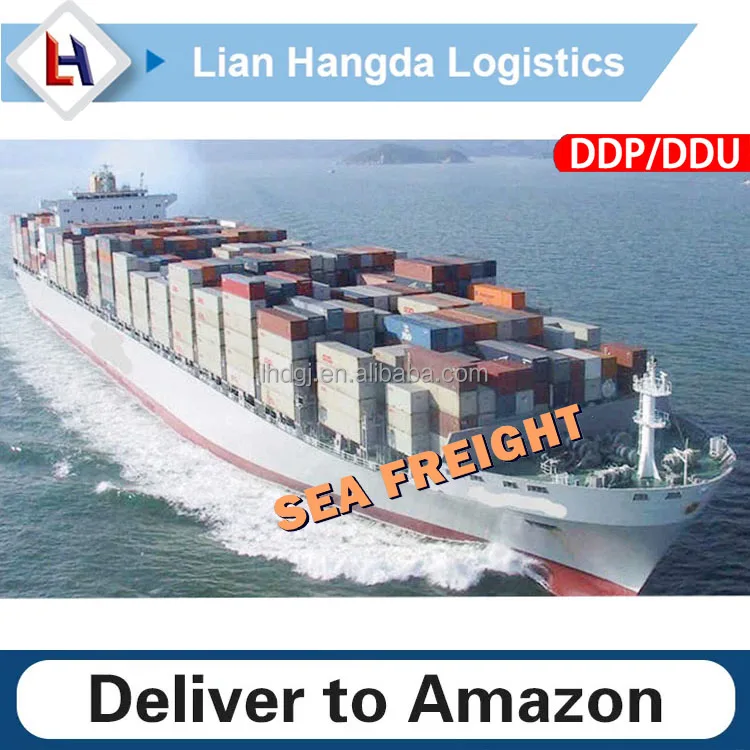 Cargo To ONT8/LAX9 Amazon Warehouse USA Sea Freight LCL Logistics Shipping Delivery Agent From China DDP DDU Container Shipment