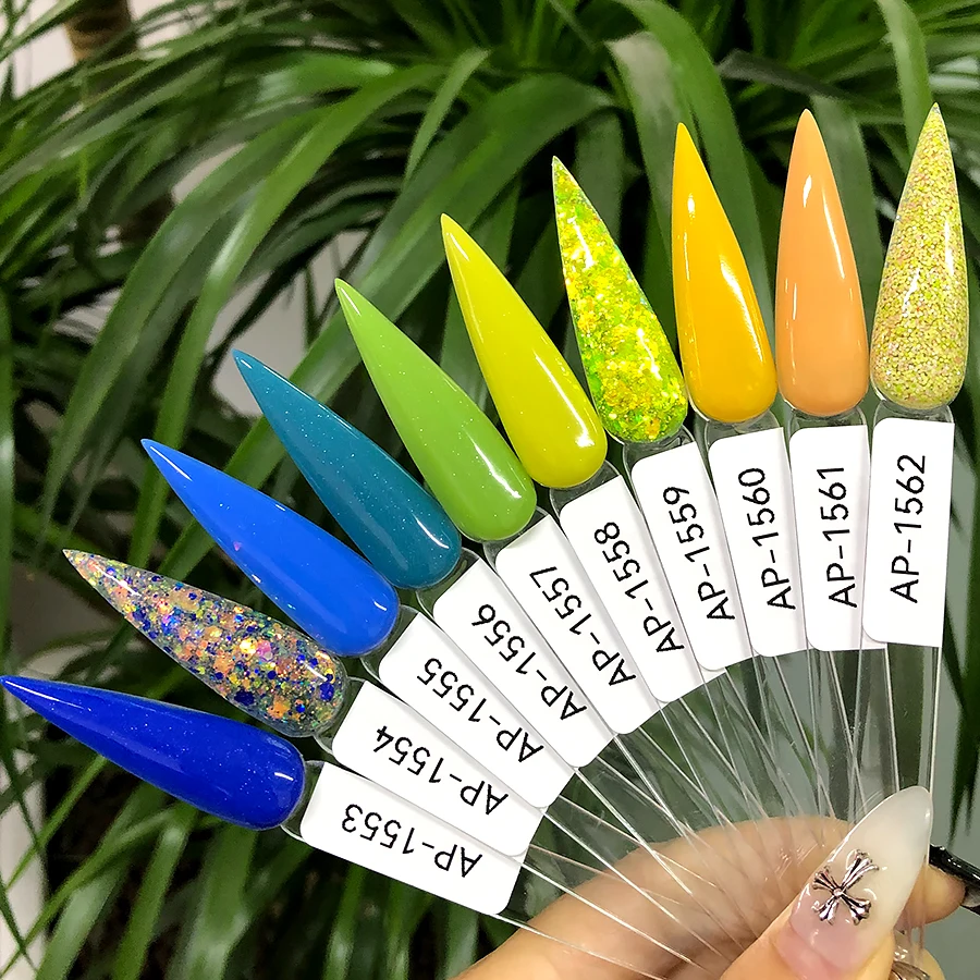Wholesale Acrylic Powder Custom Private Label 16 oz Acrylic Summer Color Nail Salon Acrylic Dipping 2 In 1 Powder