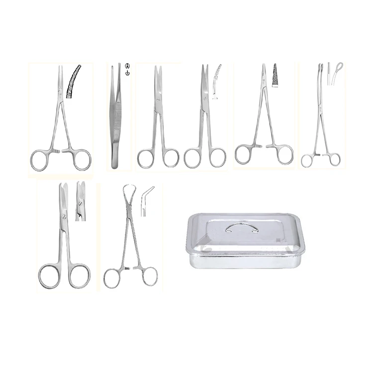 Basic Minor Surgery dressing instruments medical dressing box